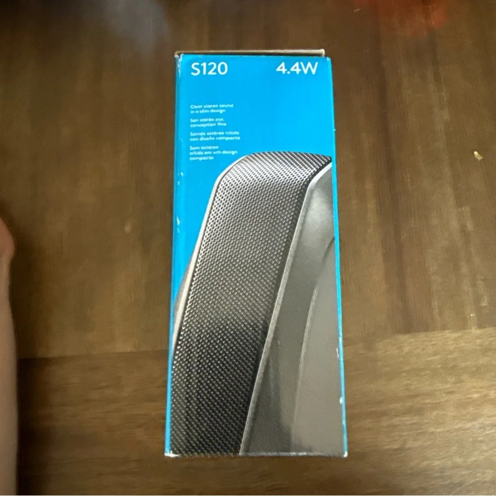 Logitech S120 Stereo Speakers - Blue Box